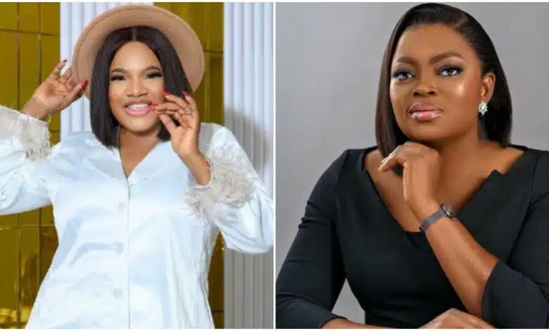 Funke Akindele replies troll for advising her and Toyin Abraham to hit the gym to lose weight