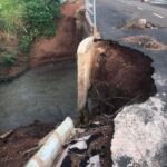 Road constructed by Senator Orji Uzor Kalu gets washed off by rain few months after it was commissioned