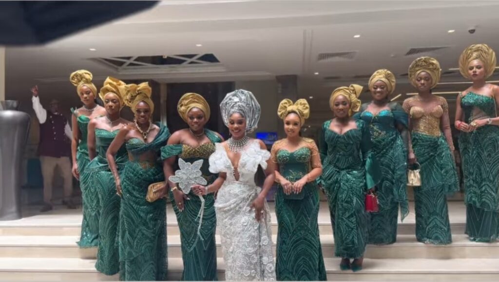 Photos: Sharon Ooja’s Nollywood Besties & Bridesmaids didn’t come to play