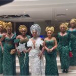 Photos: Sharon Ooja’s Nollywood Besties & Bridesmaids didn’t come to play