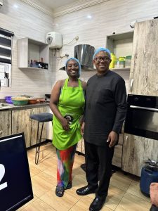 Photos: Peter Obi celebrates chef grace’s new Guinness World Record in home cooking marathon