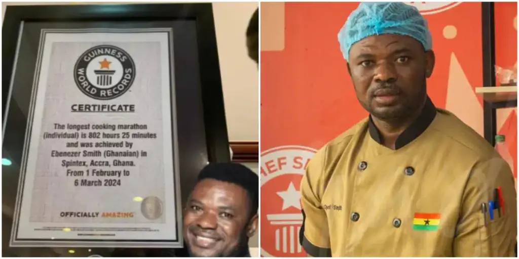 Ghanaians demand arrest of Chef Smith over Guinness World Record scam, despite his public apology