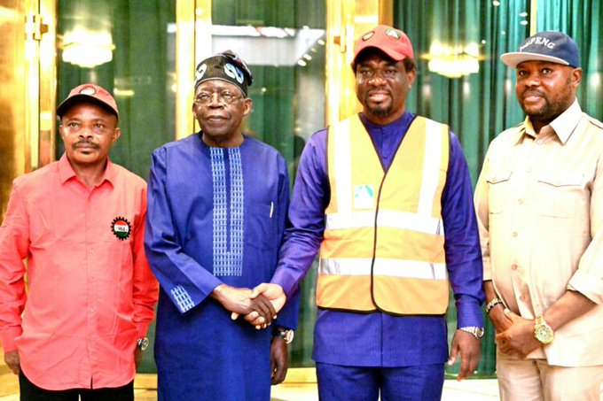 Labour insists on N250k minimum wage after meeting with President Tinubu