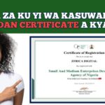 Yadda Za Ku Yi Wa  Kasuwancinku Smedan Certificate A Kyauta – Kabasto.Com