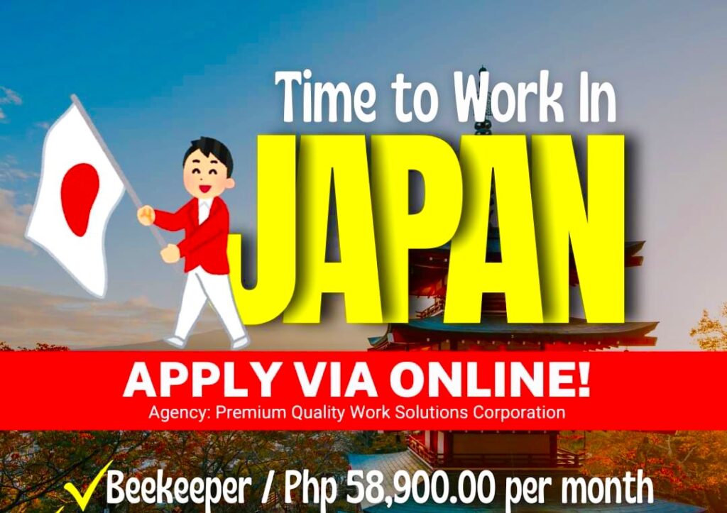 Beekeeper Job Hiring in Japan 2024