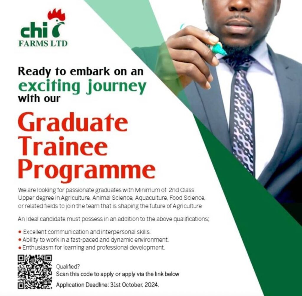 Chi Farms Graduate Trainee Programmme 2025 – Kabasto.Com