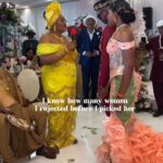 Video: “I know how many women I rejected before I picked her” Groom’s mother says as she prays for couple on wedding day