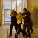 Video: Rapper Travis Scott is being dragged out of 5-star Paris hotel in handcuffs following arrest