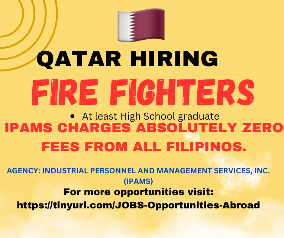 Fire Fighter Job Vacancies in Qatar 2024