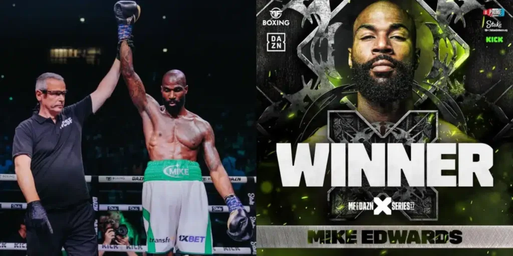 Reality TV star Mike Edwards victorious in boxing match debut