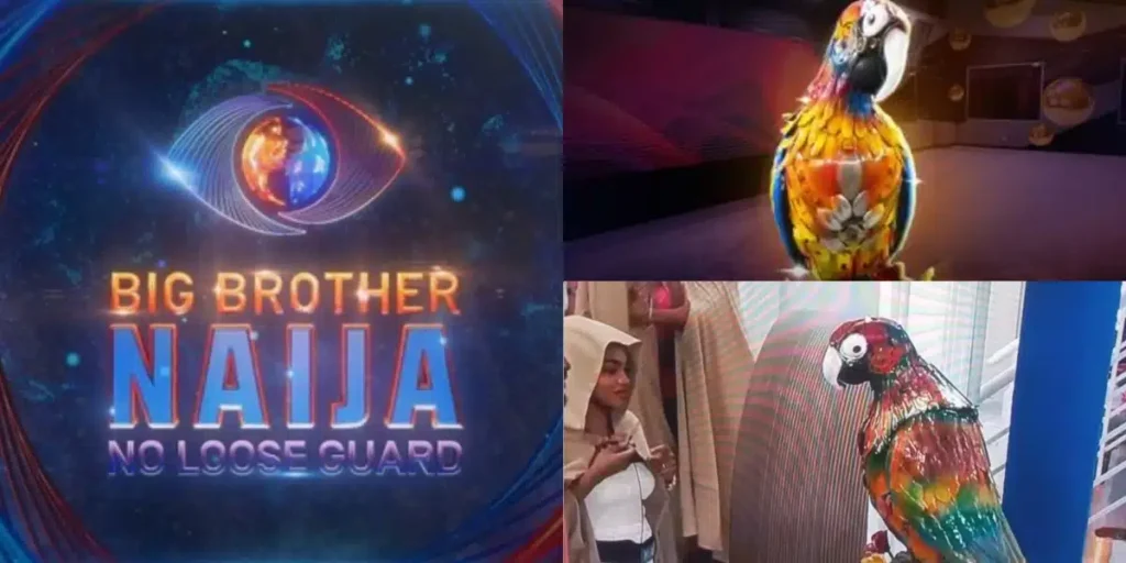 BBNaija: Excitements as Big Brother reintroduces the parrot