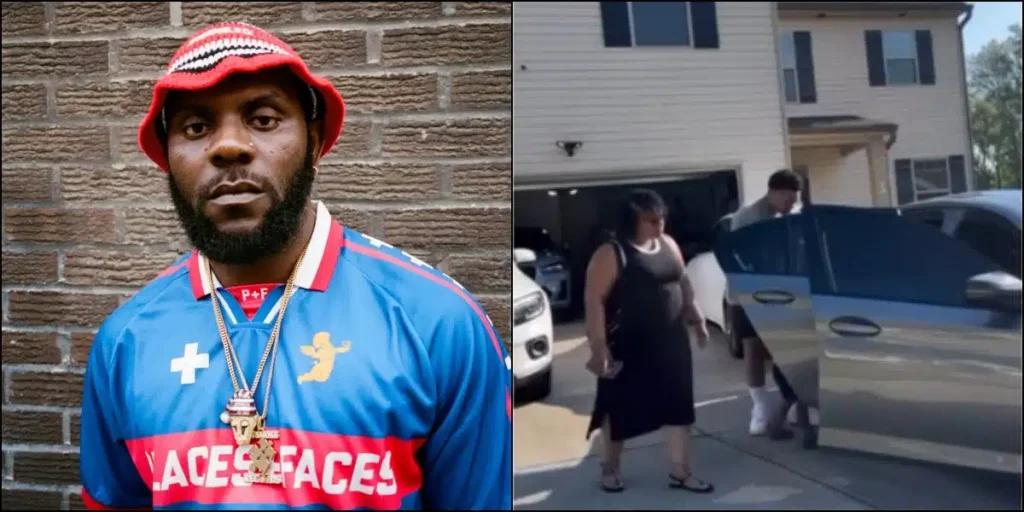 Odumodublvck reacts to video of man asking wife to leave front seat of his car for his mother