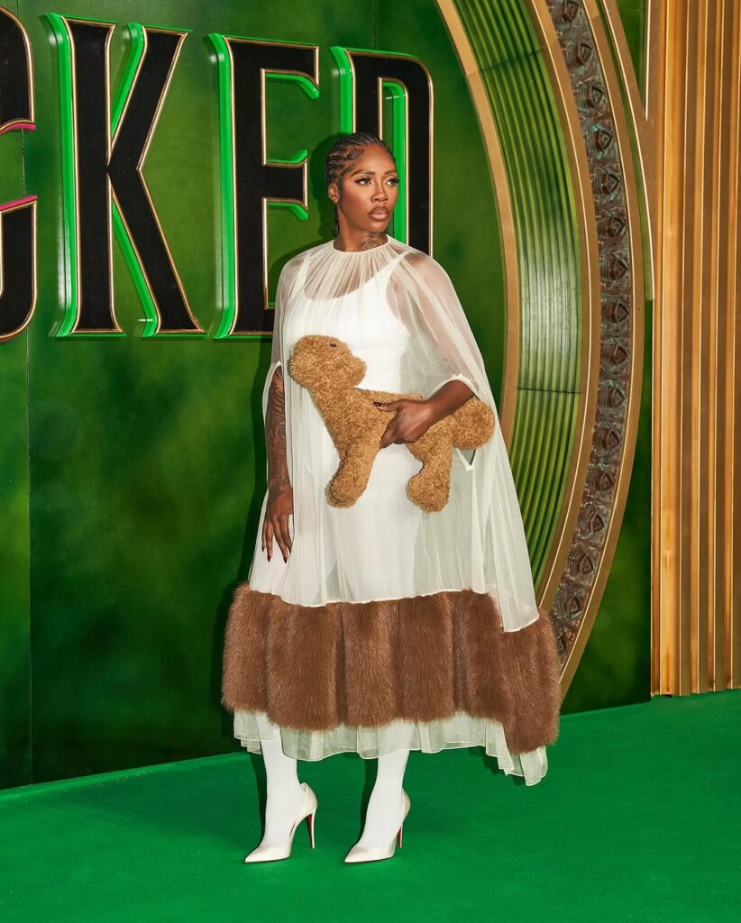 Photos: Tiwa Savage Channels Dorothy, Real Warri Pikin Glitters & Hilda Baci Keeps it Sleek at the “Wicked” Premiere