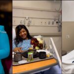 Omotola in hospital bed as she battles undisclosed illness