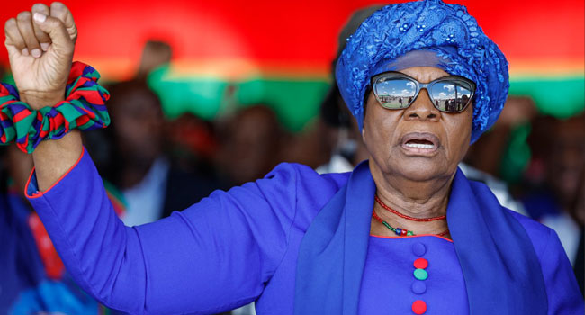 Namibia elects first female president